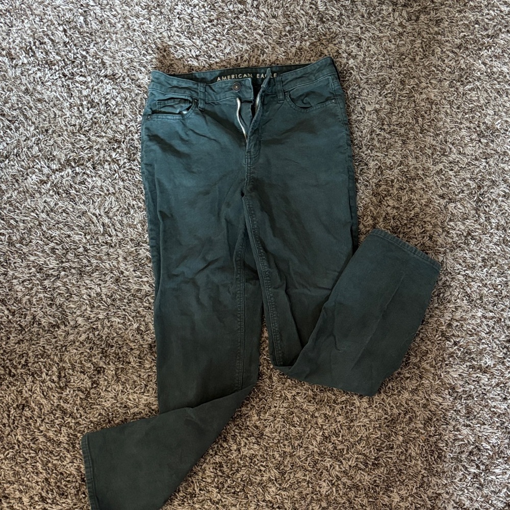 American Eagle Outfitters Dark Green Jeans